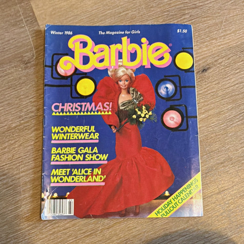 Barbie magazine winter - barbie, 1986