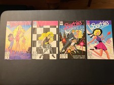 (4) Mattel Barbie Illustrated