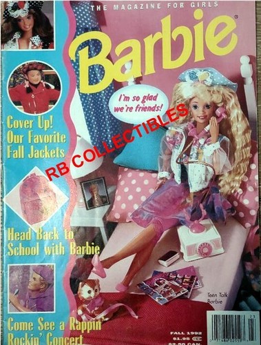 Barbie magazine fall 1992 - barbie,